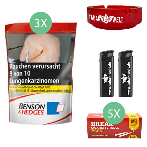 Benson Tabak Beutel mit Plus Hülsen